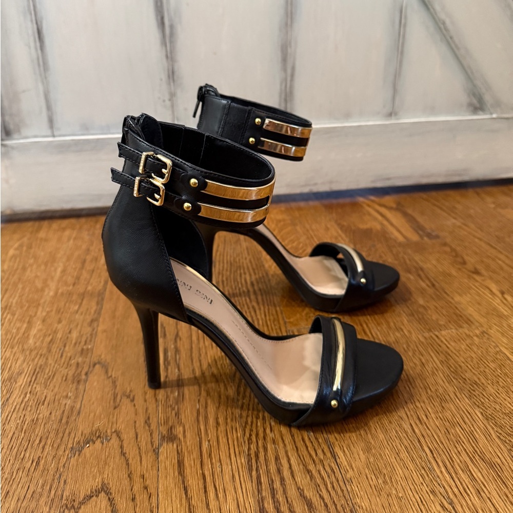 Black & Gold Heels